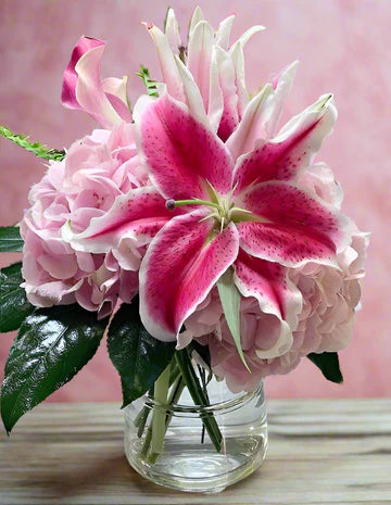 Elegant Radiance Floral Vase